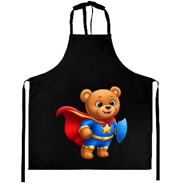 Discover Teddy bear superhero Aprons