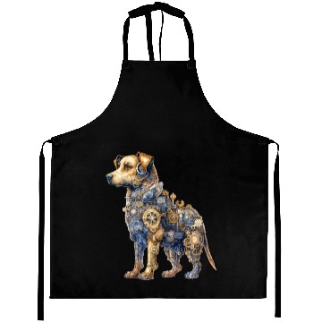 Discover Steampunk Fantasy Labrador Puppy Dog Aprons
