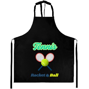 Discover Tennis Strike - Racket & Ball Design Aprons