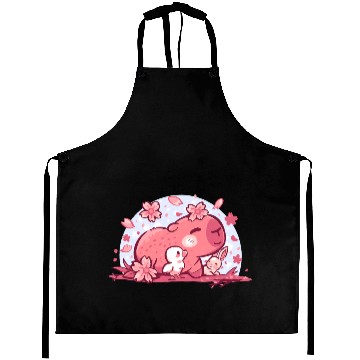Discover Pink Spring Friends Aprons