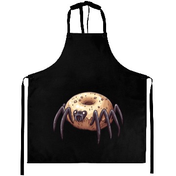Discover Donut Spider Funny Creative Motif Aprons