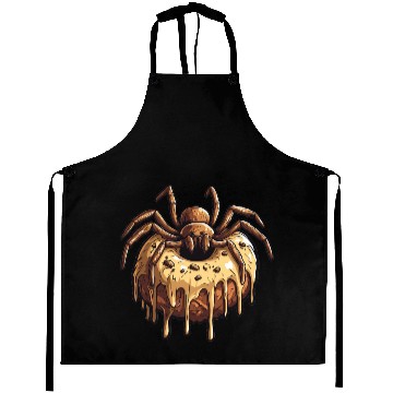 Discover Donut Spider Funny Creative Motif Aprons