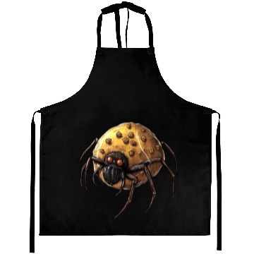 Discover Donut Spider Funny Creative Motif Aprons
