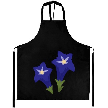 Discover blue gentian flowers Aprons