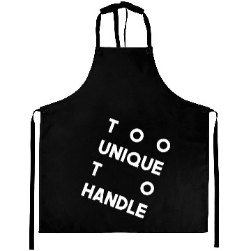 Discover Too Unique to Handle – Bold Modern Statement Aprons