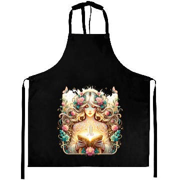 Discover Virgo - Starlit Goddess of Purity Aprons