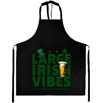 Discover Bold Typography Celebrating St Patrick s Day Aprons