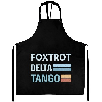 Discover foxtrot delta tango Aprons
