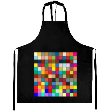 Discover "Vibrant Multi-Color Square Box Design Aprons"