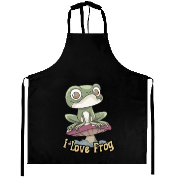 Discover i love frog Aprons