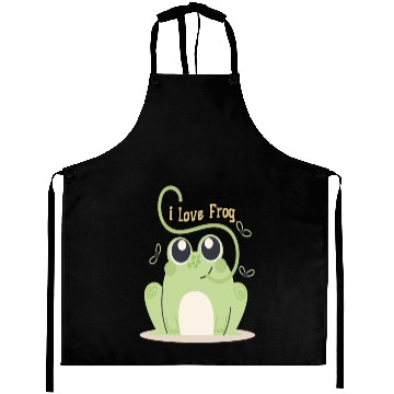 Discover i love frog Aprons