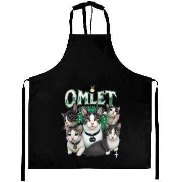 Discover Vintage 90s Aesthetic Multi-Cat Graphic Aprons