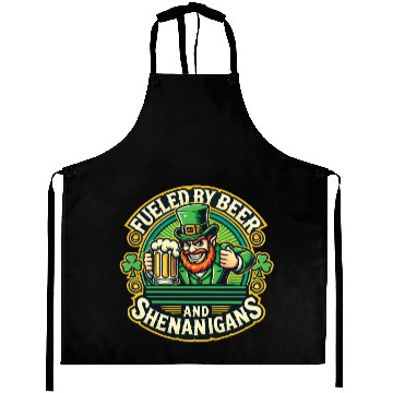 Discover St. Patrick's Day: Beer And shenanigans Motivation Aprons
