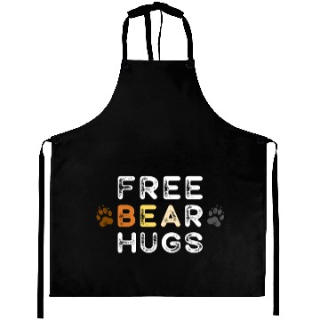 Discover Gay Bear Free Hugs Funny Bear Pride Men Aprons