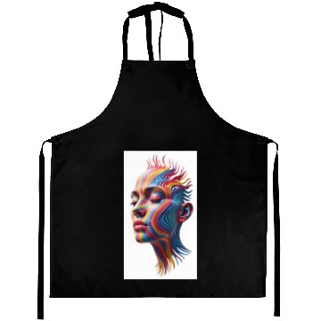 Discover A Hyper realistic Yet Surreal Full frontal Face Aprons
