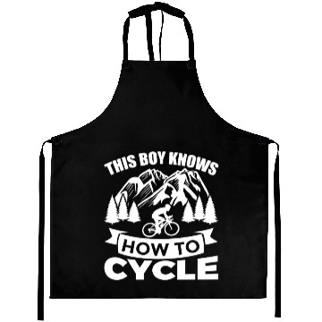 Discover This Boy Knows How To Cycle Aprons