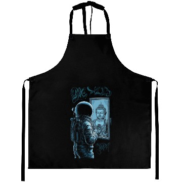 Discover Astronaut Buddha Aprons, Graffiti Street