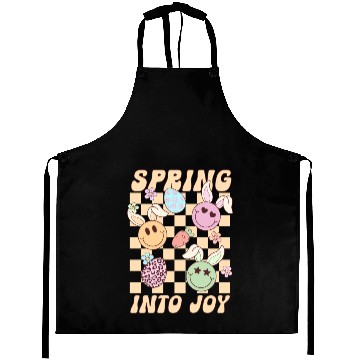 Discover Spring Into Joy Cute Easter Design for Kids Aprons