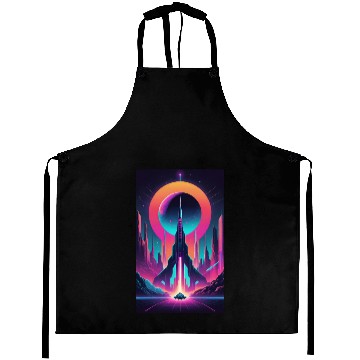 Discover Neon Horizon: The Future of Space Exploration Aprons