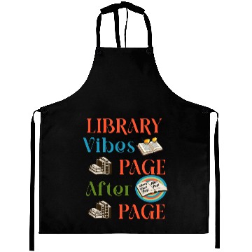 Discover Page After Page Embrace the Library Vibes Aprons