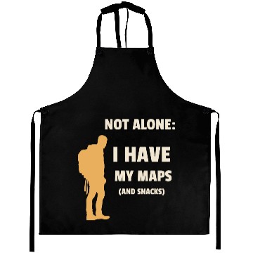 Discover Solo traveler: I have my maps and snacks Aprons