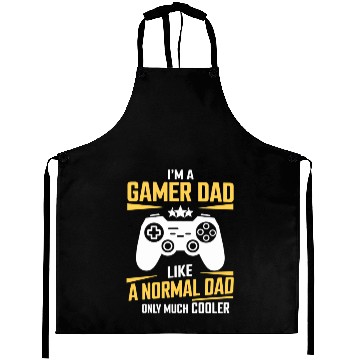 Discover Gamer Dad Aprons – Funny Father's Day Gift