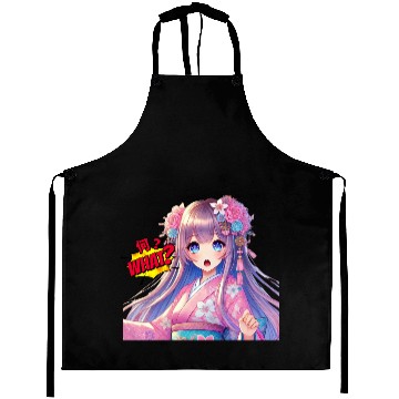 Discover Kawaii Kimono Girl Aprons