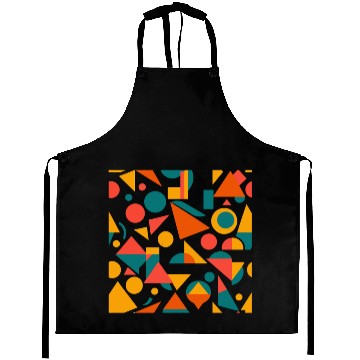 Discover Geometric Abstract Pattern Aprons Design