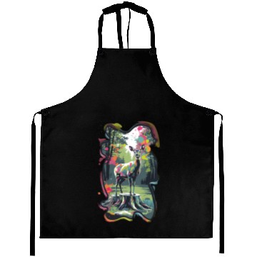 Discover Deer in the forest 8 Aprons