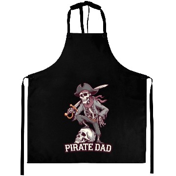 Discover Pirate dad Aprons