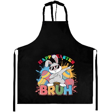 Discover happy easter bruh Aprons