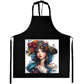 Discover Floral Bohemian Beauty Aprons