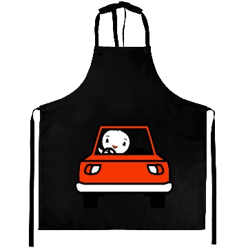 Discover Bird Car Driving Driver's License Mobile Road Cool Aprons
