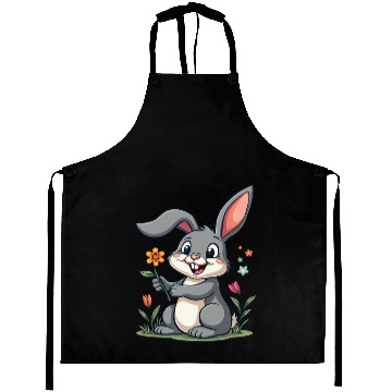 Discover Funny Easter Bunny Cute Bunny Easter Aprons