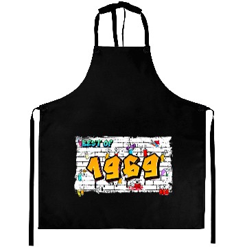 Discover Retro Vibes 1969 Graffiti – 56 Years of Bold Aprons