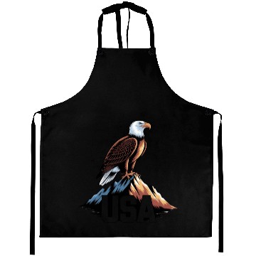 Discover Patriotic Eagle Aprons