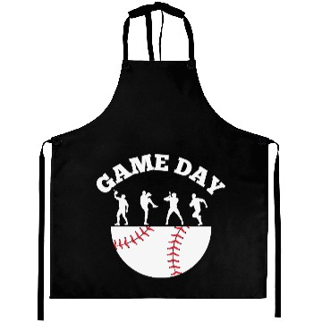 Discover Game Day Baseball Fan Aprons