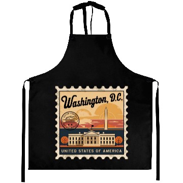 Discover Washington DC Souvenir and Political Gift Idea Aprons
