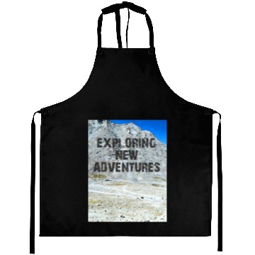 Discover EXPLORING NEW ADVENTURES Aprons