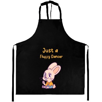 Discover Dancing Bunny | Just a Fluffy Dancer | Unisex | Aprons