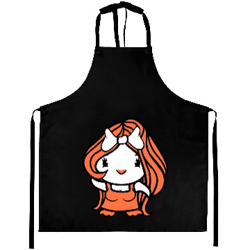 Discover Bird Lady Woman Female Pretty Dress Bow Chick Cute Aprons