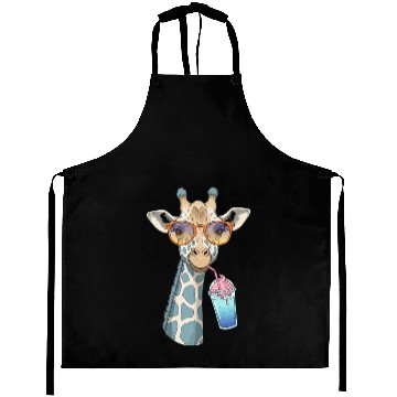 Discover Funny Silly Animals Cute Cartoon Comedy Design Aprons