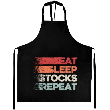 Discover Make Money Trading - Eat Sleep Stocks Repeat Aprons