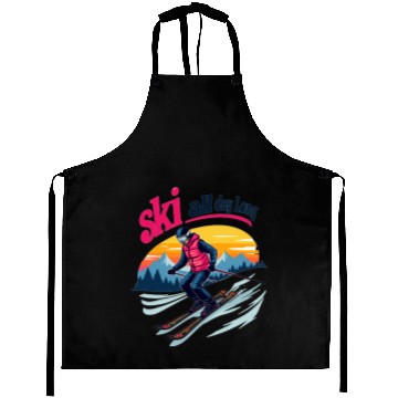 Discover Ski all day long Aprons
