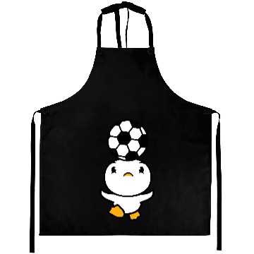 Discover Duck Plays Soccer Header Ball Balancing Head Fun Aprons