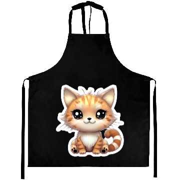 Discover Kawaii Cat 2 Aprons