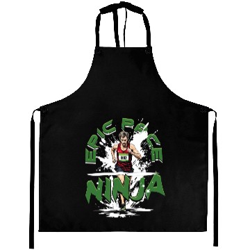 Discover Marathon Marathoner Running Epic Pace Ninja Aprons