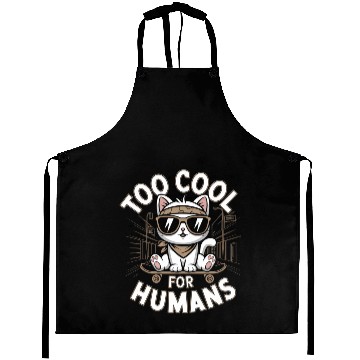 Discover Too Cool for Humans – Skater Cat Aprons