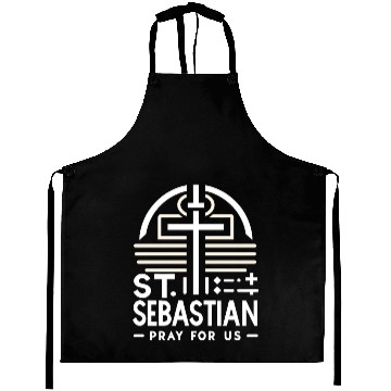 Discover St. Sebastian Pray for Us Catholic Patron Saint Aprons