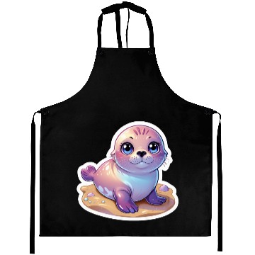 Discover Adorable Seal Sticker Aprons